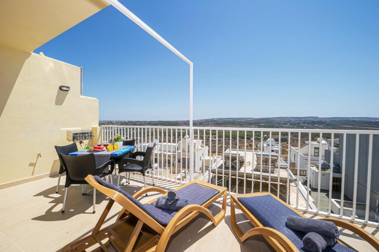 Summer Breeze Apartment With Terrace With Panoramic Views - By Getawaysmalta Мелліха Екстер'єр фото