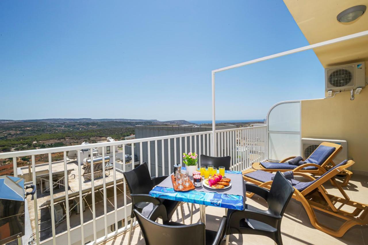 Summer Breeze Apartment With Terrace With Panoramic Views - By Getawaysmalta Мелліха Екстер'єр фото