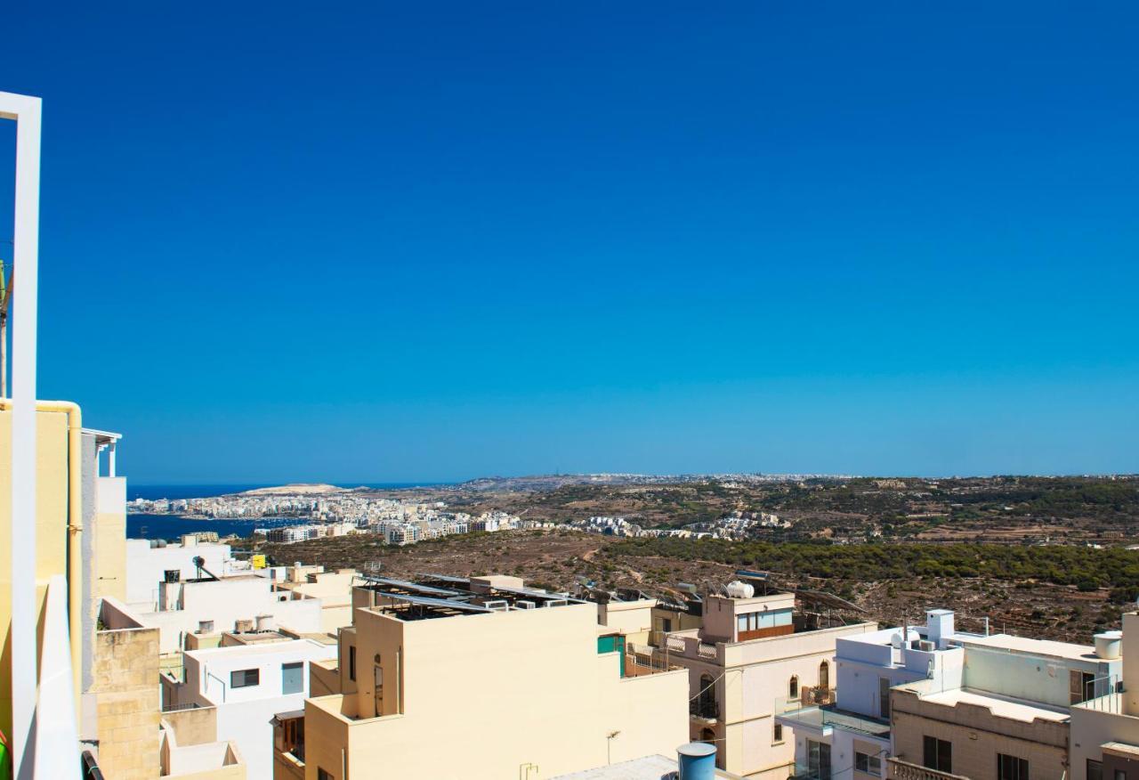 Summer Breeze Apartment With Terrace With Panoramic Views - By Getawaysmalta Мелліха Екстер'єр фото